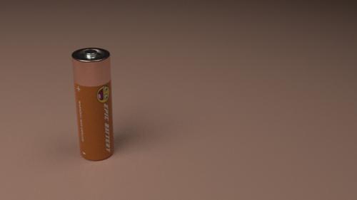 Battery, LuxRender preview image
